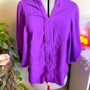 Express purple dress blouse